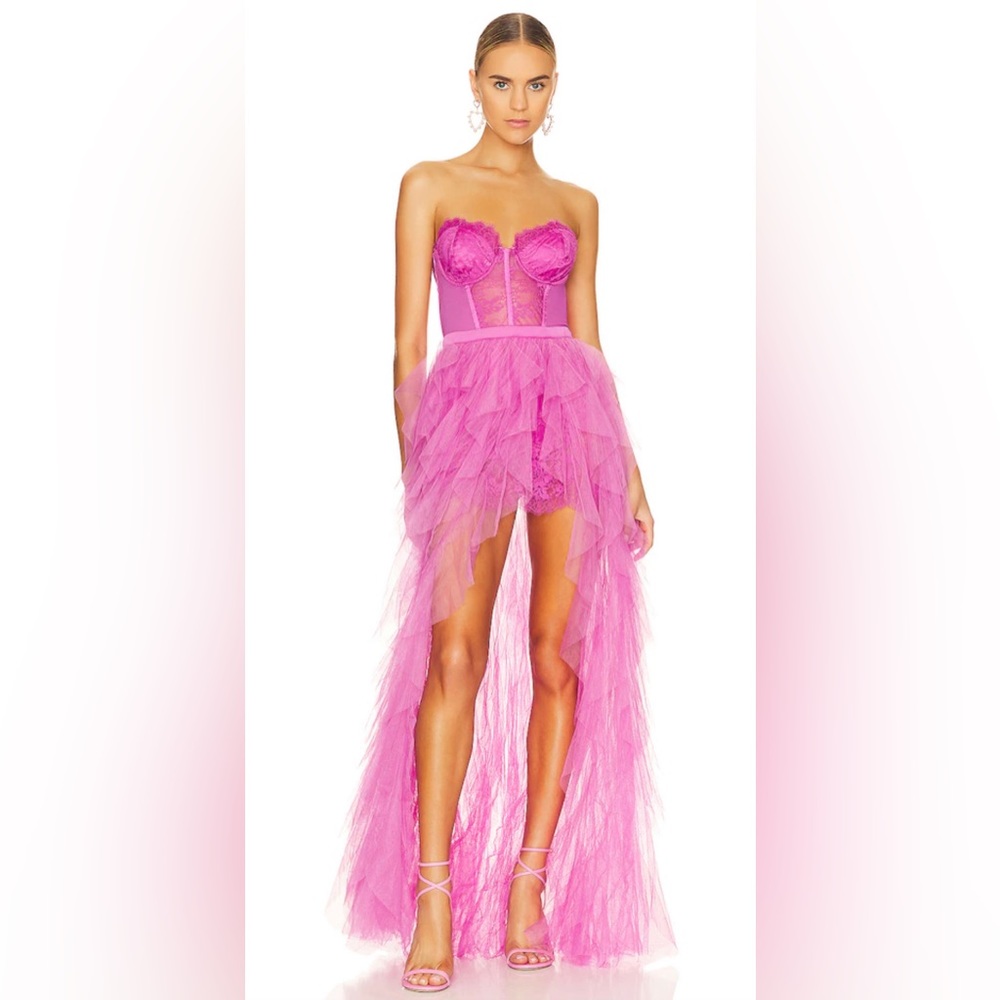 For Love and Lemons x Revolve Bustier Gown